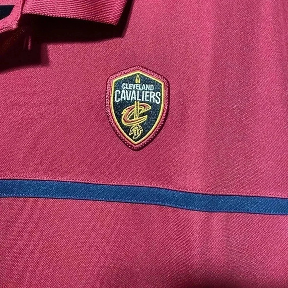 Nike Dri-Fit Polo Shirt short sleeve NBA Cleveland Cavaliers size XL - Picture 2 of 8